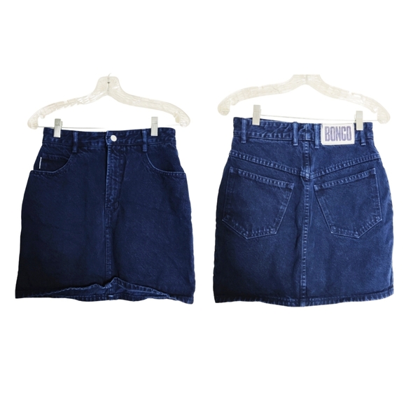 Vintage Bongo Blue denim skirt - Picture 2 of 7